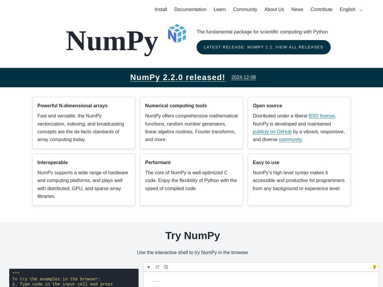 NumPy