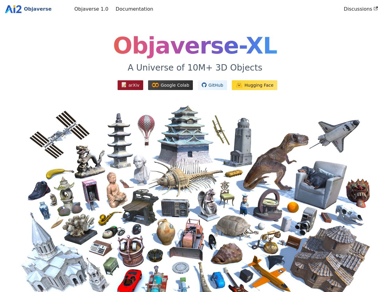 Objaverse-3D物体数据集