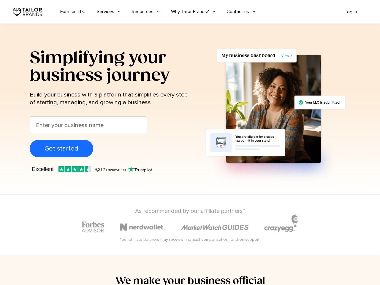 Tailor Brands Logo Maker