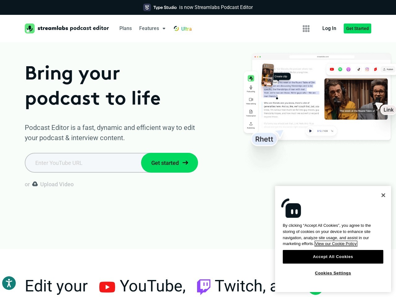 streamlabs podcast editor