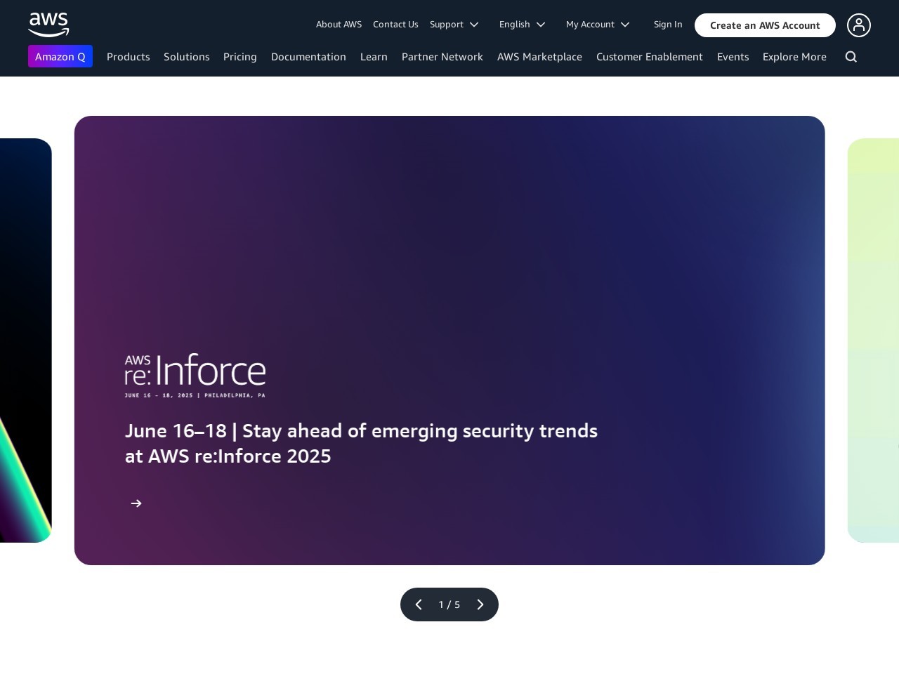 亚马逊云科技(AIGC扶持计划)